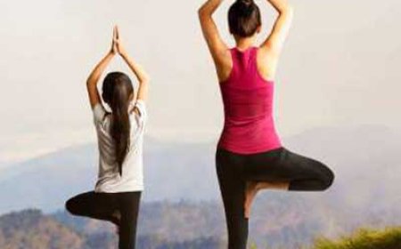 A healthy life can be achieved through yoga