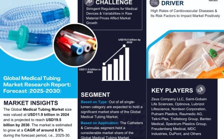 Medical Tubing Industry Report 2025–2030: Growth, Trends & Key Players