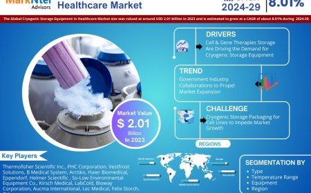Cryogenic Storage Equipment in Healthcare Industry Report 2024–2029: Growth, Trends & Key Players