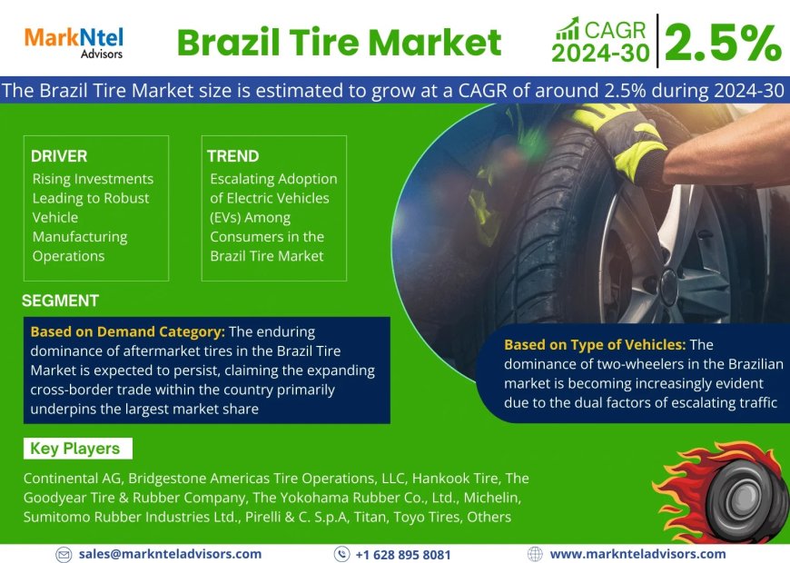 Brazil Tire Industry Report 2024–2030: Growth, Trends & Key Players